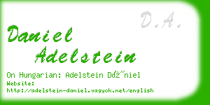 daniel adelstein business card
